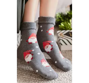 Шкарпетки жіночі новорічні махрові Steven 030 /037
